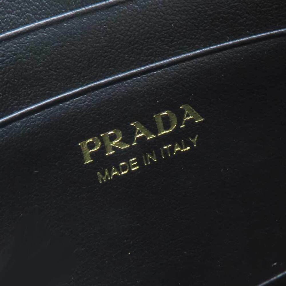Prada business card holder/card case, calfskin, brown, men's/women's, 1MR034 ... - Picture 13 of 15